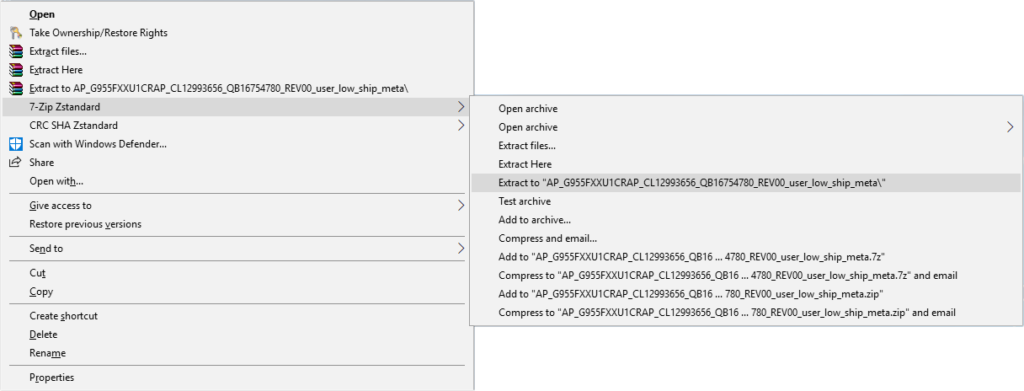 7zip LZ4 Extracting Mohamedovic