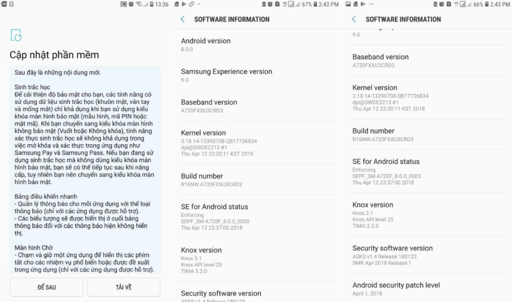 Android 8.0.0 Oreo Official Firmware Update for Galaxy A7 2017 A720F