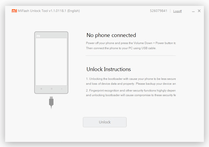 Unlock Bootloader with Mi Flash Tool 01