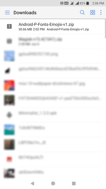 Install Android P Fonts and Emojis via Magisk Mohamedovic 02