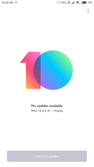 MIUI 10 China Developer ROM Updater App Mohamedovic 05