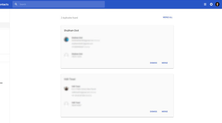 Merge Duplicate Contacts using Web Google contacts Mohamedovic 02
