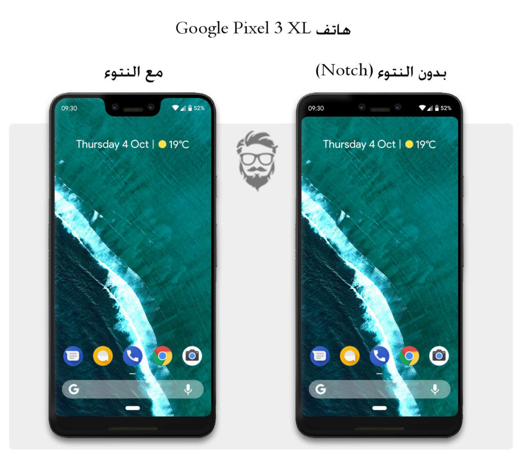 Google Pixel 3 XL with Notch