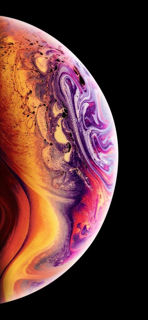 خلفية iPhone XS الأساسية