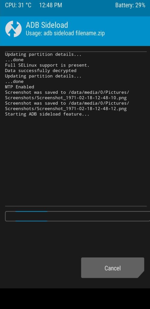 Flash OTA File Using TWRP ADB Sideload Mohamedovic 02