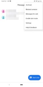 Enable Android Messages Dark Mode Mohamedovic 01