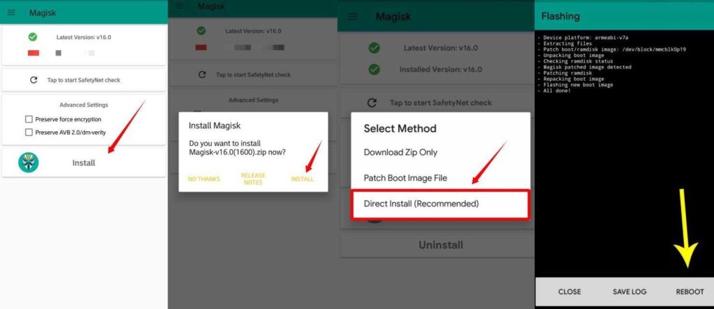 Direct Install Magisk Manager