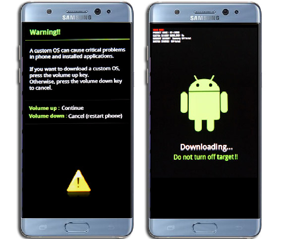 Galaxy Note 7 Download Mode