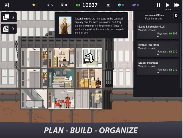 لعبة Project Highrise apk للاندرويد