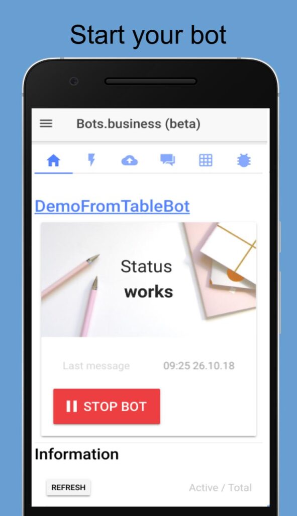 تطبيق Bots.Business أحد تطبيقات التليجرام