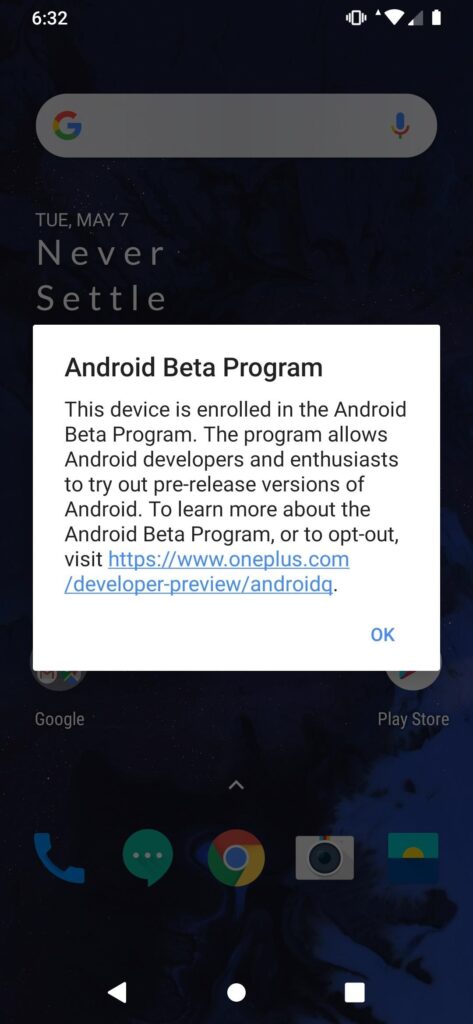 Install Android 10 Q Beta on OnePlus 6 03