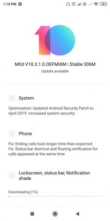 MIUI 10.3.1 ROM for Redmi S2