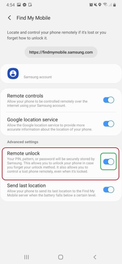 Reset Samsung PIN via Find My Mobile Mohamedovic 03