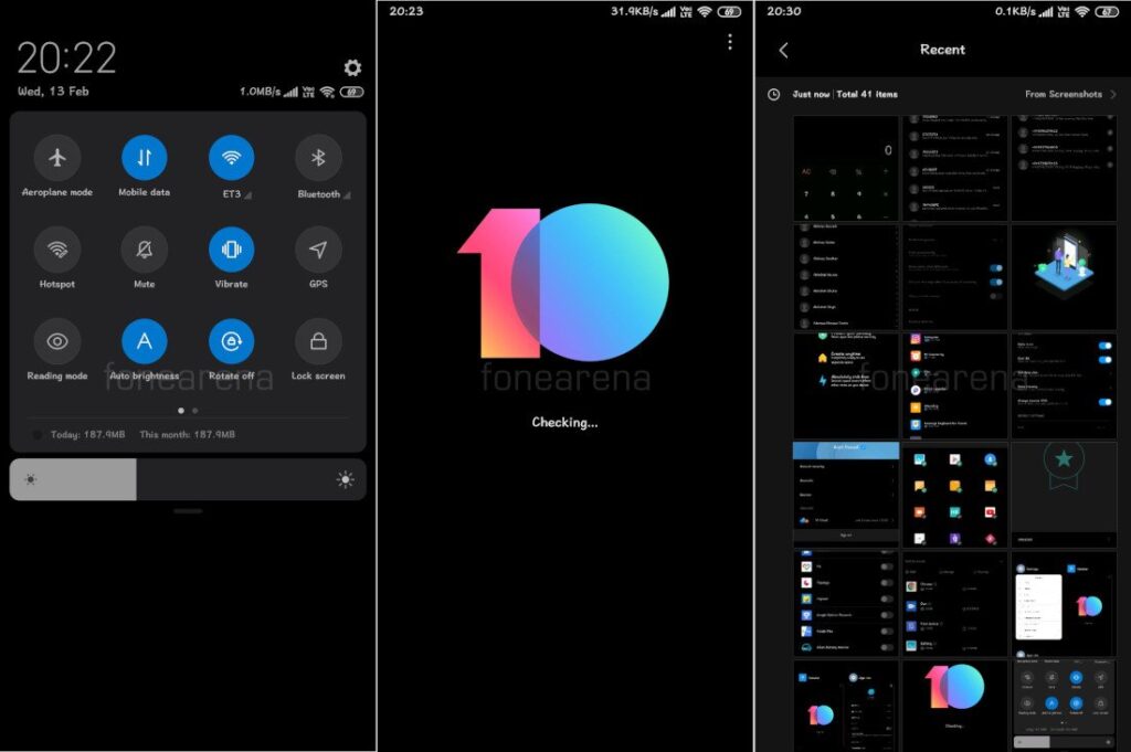 Xiaomi MIUI 10 Dark Mode