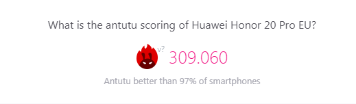 Honor 20 Pro AnTuTu Benchmark