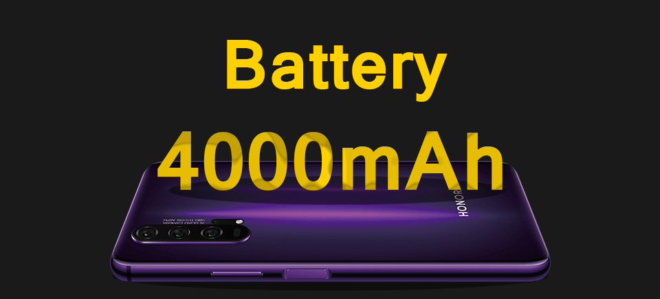 Honor 20 Pro battery