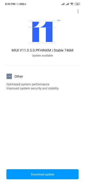 تحديث MIUI 11 لهاتف ريدمي نوت 7 برو