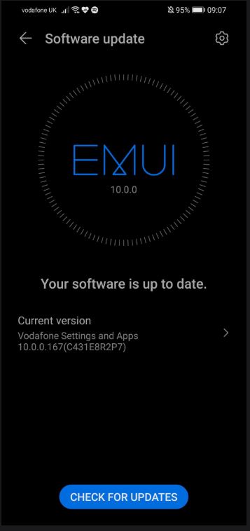 تحديث EMUI 10 هواوي بي 30 لايت