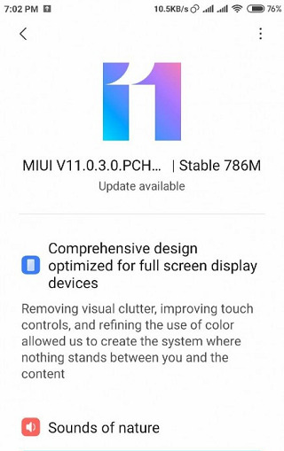 تحديث ميو 11 شاومي مي نوت 3