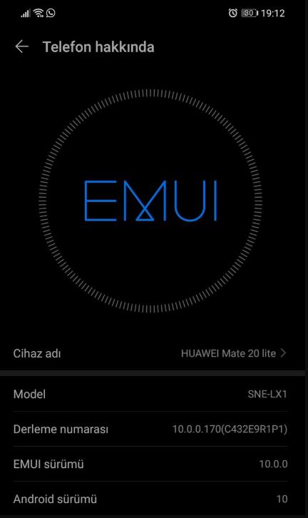 emui 10 mate 20 lite