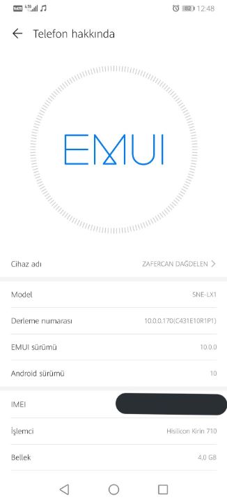 huawei mate 20 lite update emui10