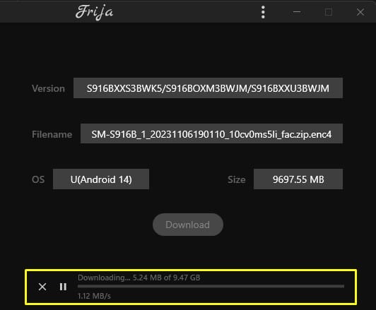 Get Samsung Latest Firmware Using Frija Tool Mohamedovic 03