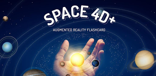 تطبيق Space 4D+ استكشاف الفضاء