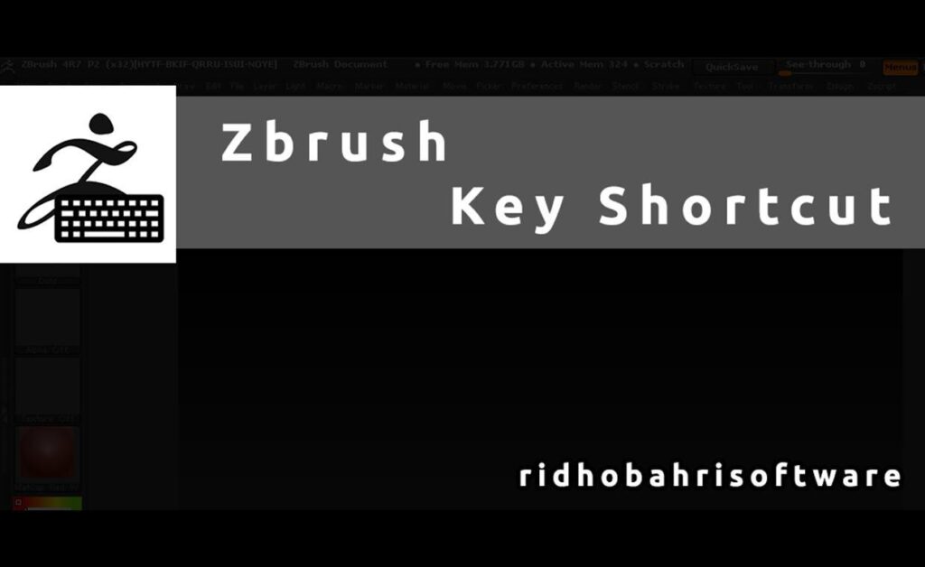 تطبيق Zbrush Key Shortcuts