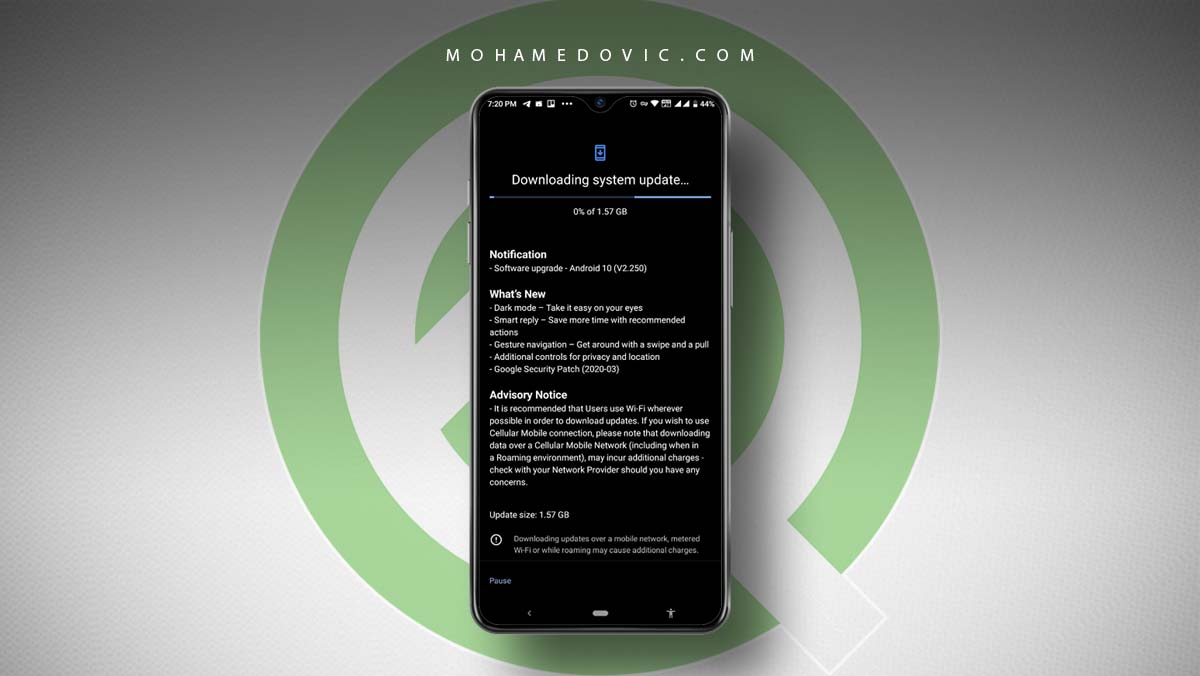 Nokia 7.2 Android 10 Firmware Update