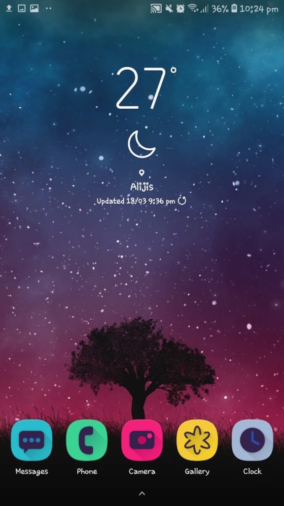 تطبيق Evie launcher للأندرويد