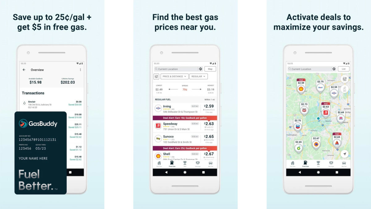 تطبيق GasBuddy