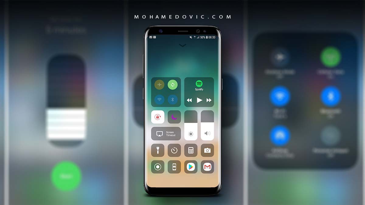 تحميل Control Center من الايفون للاندرويد