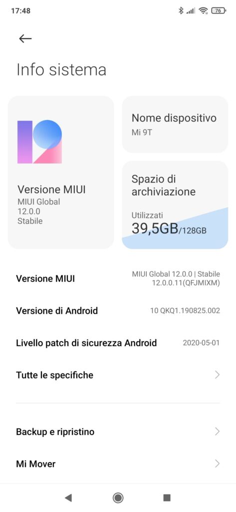 تحديث MIUI 12 لهاتف Mi 9T