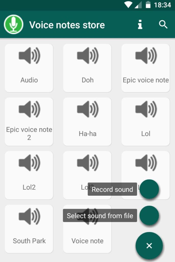 تطبيق Voice Messages Store‏ أحد تطبيقات الواتساب