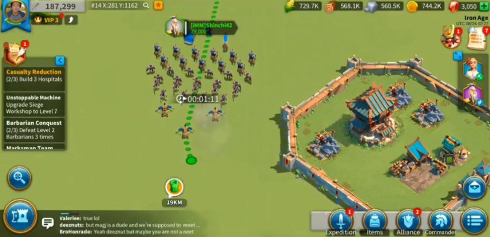 طريقة اللعب في لعبة Rise of Kingdoms: Lost Crusade 1.0.34.14