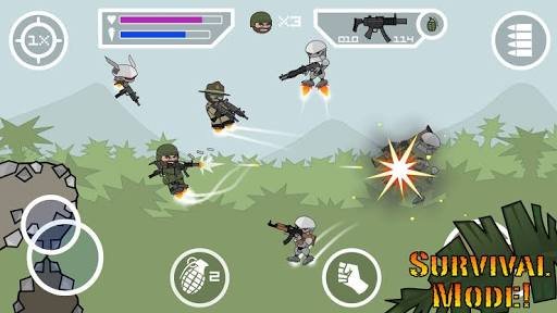 التعريف بلعبة mini militia doodle army 2