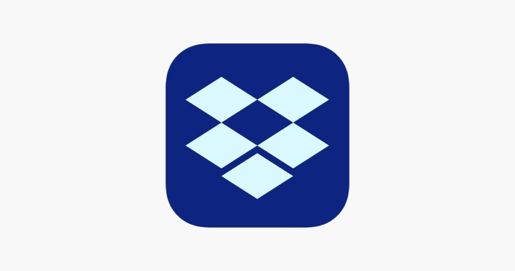 تطبيق Dropbox أحد تطبيقات تخزين سحابي