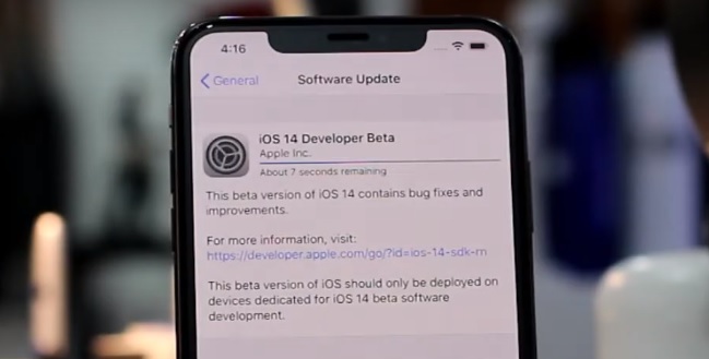 تثبيت iOS 14 على الايفون