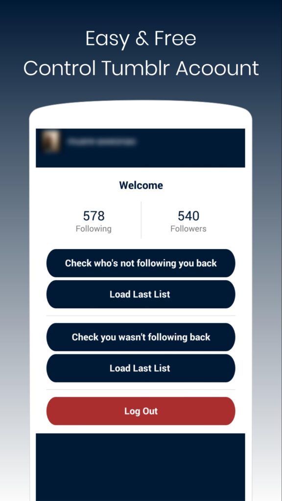 تطبيق Tumb UnFollow-Check أحد تطبيقات تمبلر