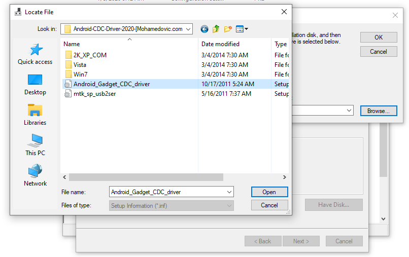 Install Android CDC Drivers Mohamedovic 02