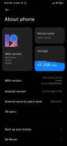 Redmi Note 8 Pro MIUI 12 Firmware 01