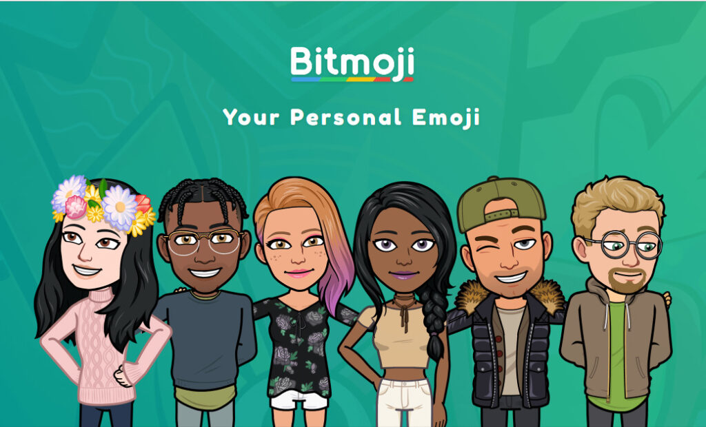 تطبيق Bitmoji أحد تطبيقات إنشاء الصورة الرمزية