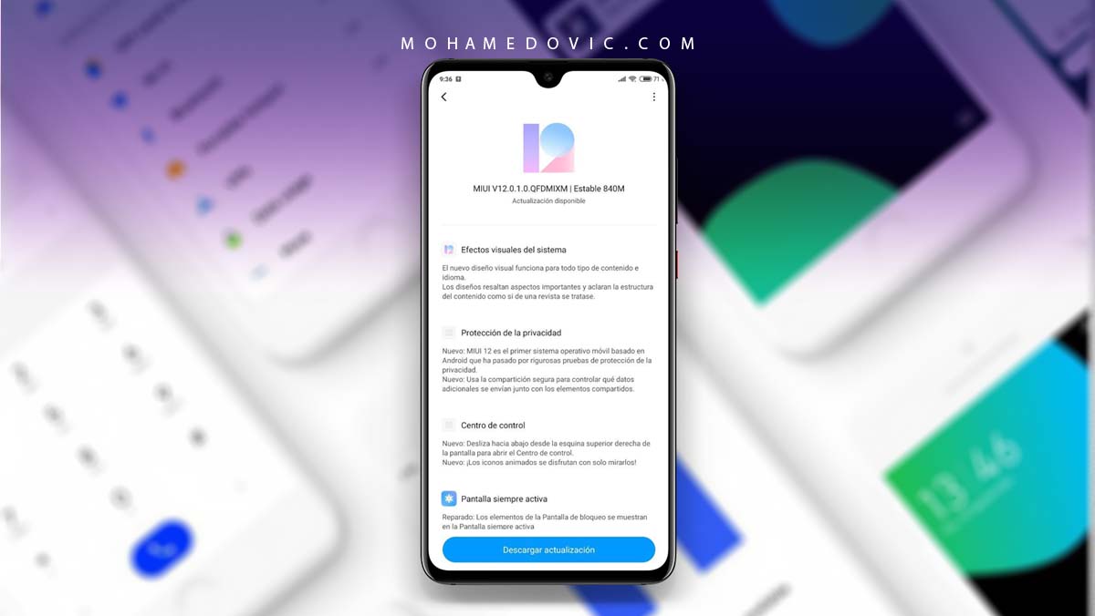 تحديث MIUI 12 شاومي مي نوت 10 برو