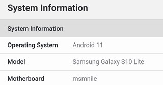 تحديث اندرويد 11 S10 Lite