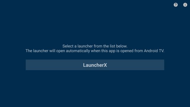 LauncherX مشغل جوجل تي في