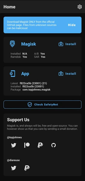 Magisk Manager v23.0