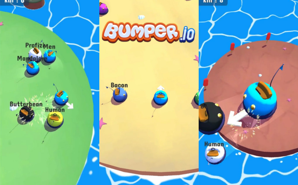 لعبة Bumper.io أحد ألعاب فودو