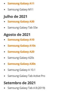 samsung one ui 3.0 brazil timeline