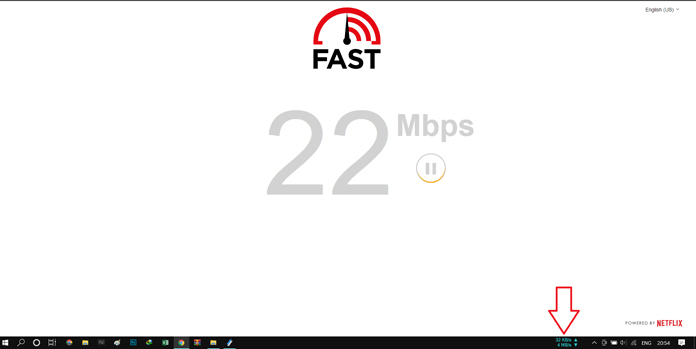 عرض سرعة الإنترنت على شريط مهام ويندوز 10 لفحصها باستمرار 4