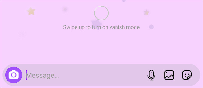 تفعيل خاصية Vanish Mode